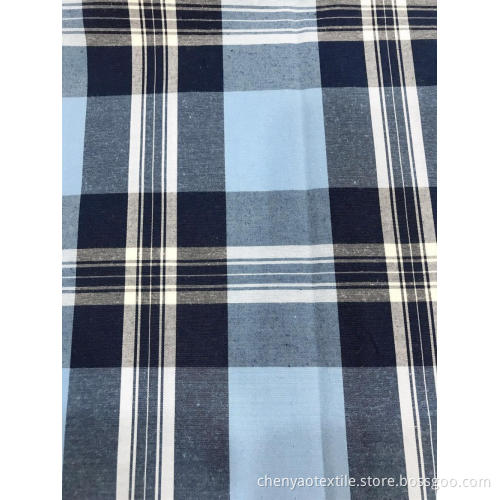 T/C(48%Cotton52%Polyester) Woven Yarn-dyed Plaid Fabric